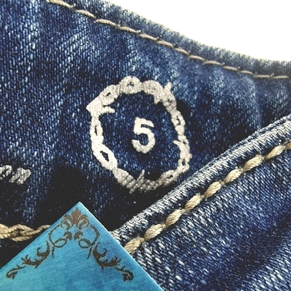 NWT Trinity Ranch Women's 5 Blue Boot Cut Jeans - Picture 11 of 16